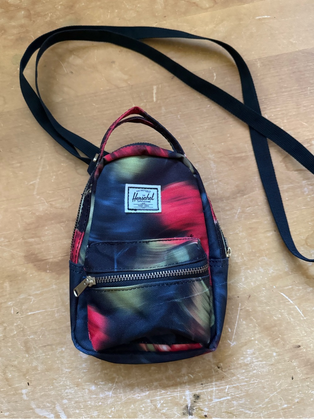 Herschel Floral Mini Backpack Crossbody Bag Convertible Multicolor